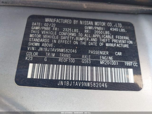 2022 NISSAN ROGUE SPORT JN1BJ1AV9NW582046 Photo 8