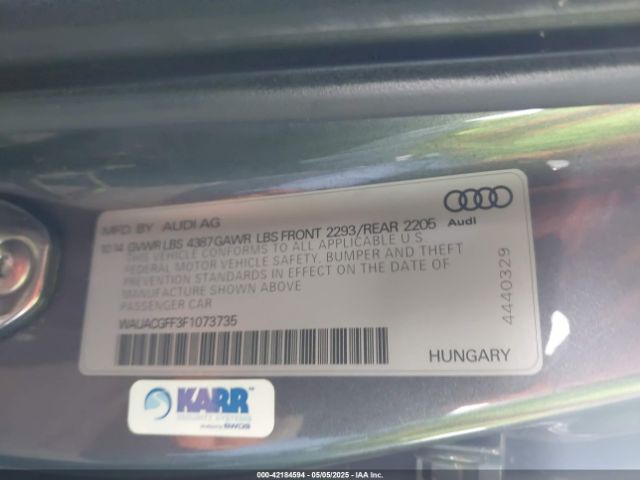 2015 AUDI A3 WAUACGFF3F1073735 Photo 8