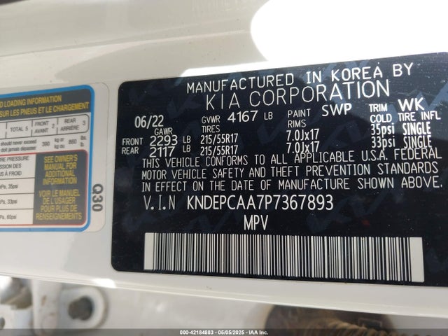 KIA nu 2023 KNDEPCAA7P7367893 Image 9