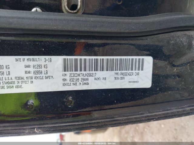 2C3CDXKT0JH266217 Dodge Charger Police Awd