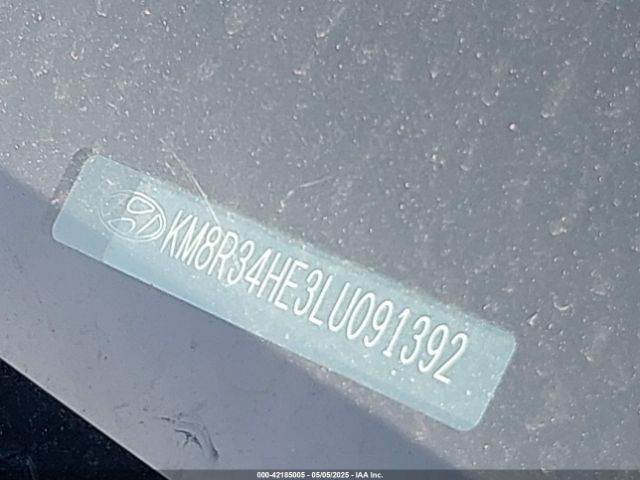KM8R34HE3LU091392 Hyundai Palisade Sel