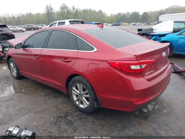 5NPE24AF9GH293212 Hyundai SONATA SE