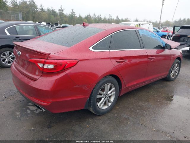 5NPE24AF9GH293212 Hyundai SONATA SE