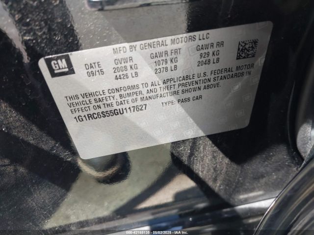1G1RC6S55GU117627 Chevrolet VOLT LT