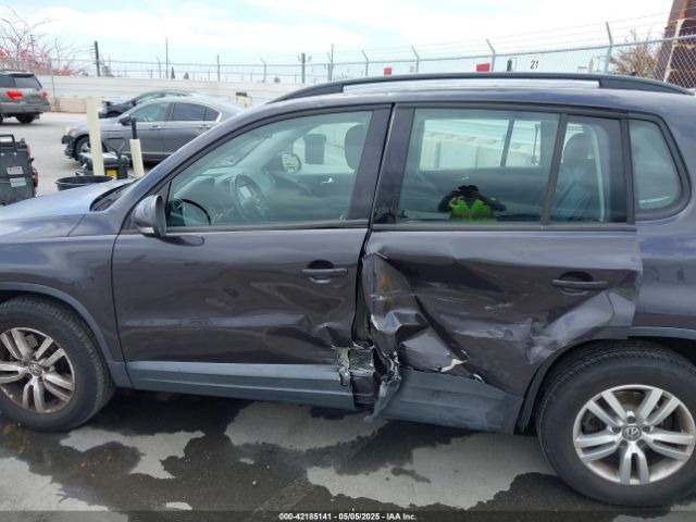 WVGBV7AX6GW558257 Volkswagen TIGUAN S