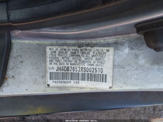1999 ACURA INTEGRA JH4DB7653XS002510 Photo 8