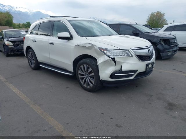 2014 ACURA MDX 5FRYD4H41EB015622 Photo 0