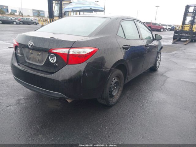 2T1BURHE4GC520784 Toyota COROLLA LE