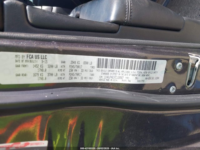 1C4RJFAG1FC129567 Jeep Grand Cherokee Laredo