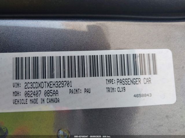 2C3CDXDTXEH329701 Dodge Charger R/t Max