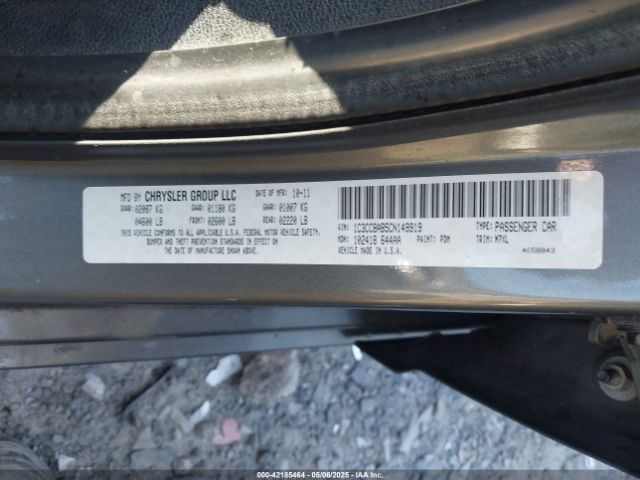 2012 CHRYSLER 200 1C3CCBAB5CN149919 Photo 8