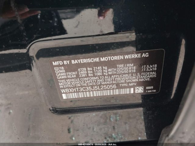 2018 BMW X1 WBXHT3C35J5L25056 Photo 8