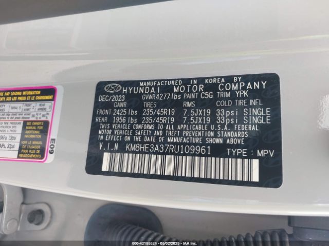 2024 HYUNDAI KONA KM8HE3A37RU109961 Photo 8