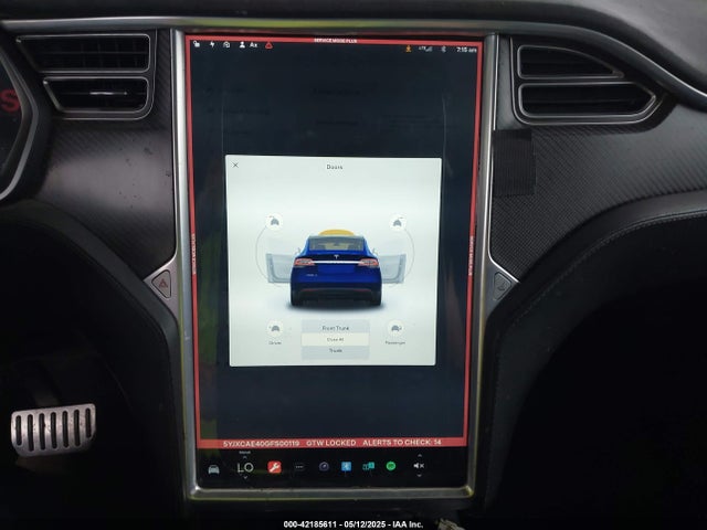 5YJXCAE40GFS00119 Tesla MODEL X