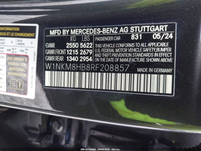 2024 MERCEDES-BENZ AMG GLC 43 W1NKM8HB8RF208857 Photo 8