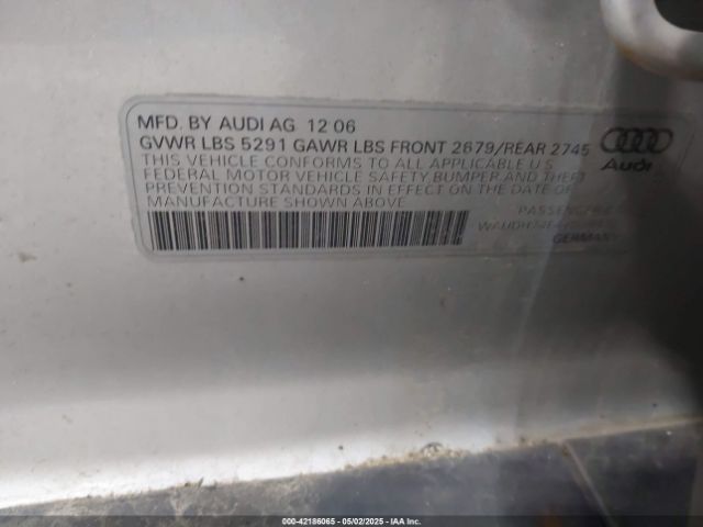 2007 AUDI A6 WAUDH74F47N094301 Photo 8