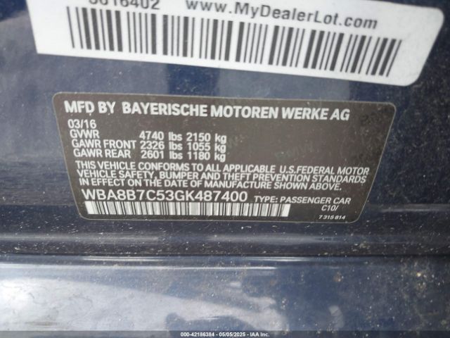 WBA8B7C53GK487400 BMW 340i Xdrive