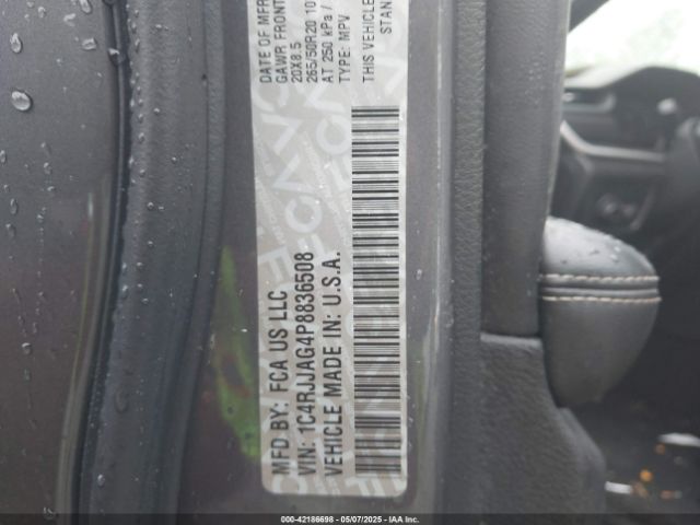 1C4RJJAG4P8836508 Jeep GRAND CHEROKEE L