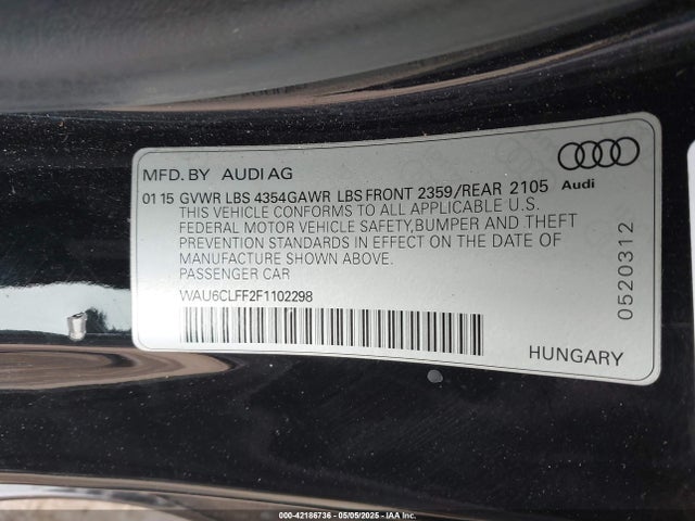 WAU6CLFF2F1102298 Audi A3 1.8t Premium
