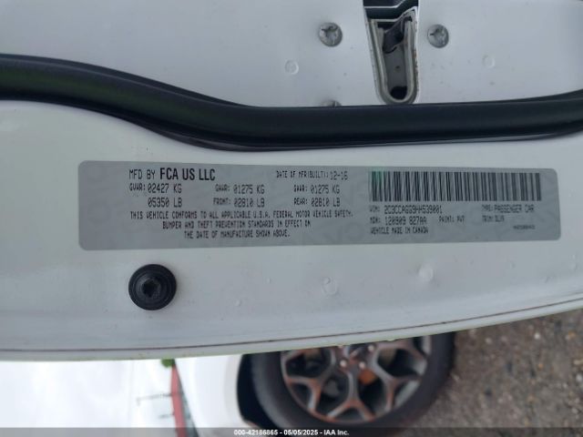 2017 CHRYSLER 300 2C3CCAGG9HH539001 Photo 8