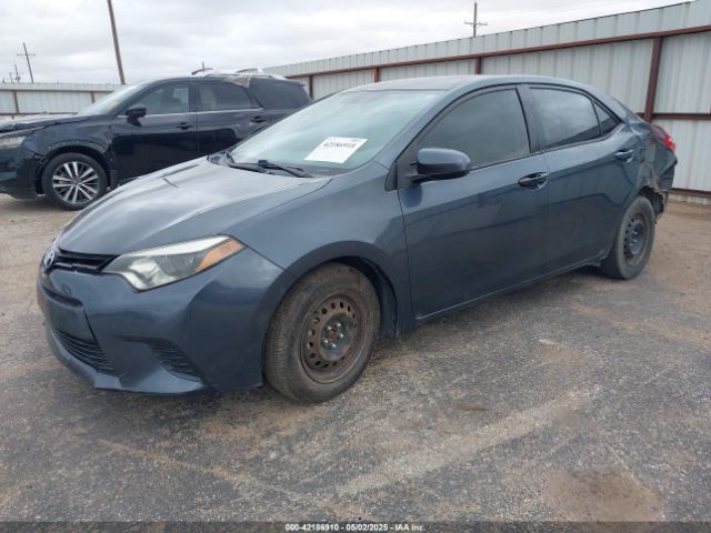 5YFBURHE8EP098371 Toyota Corolla L/le/le Pls/prm/s/s Pls