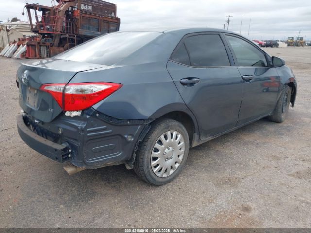 5YFBURHE8EP098371 Toyota Corolla L/le/le Pls/prm/s/s Pls