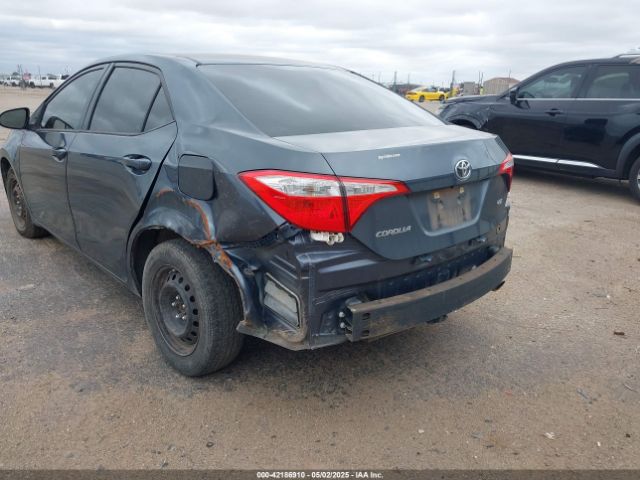 5YFBURHE8EP098371 Toyota Corolla L/le/le Pls/prm/s/s Pls