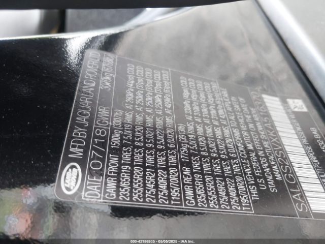 SALGS2SVXKA516370 Land Rover Range Rover 3.0l V6 Supercharged Hse