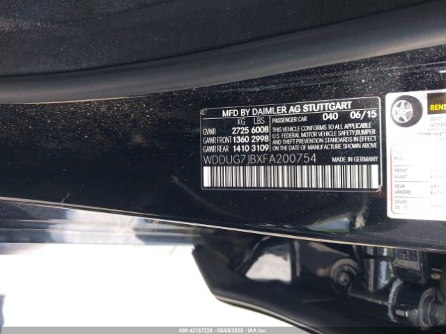 2015 MERCEDES-BENZ S 63 AMG WDDUG7JBXFA200754 Photo 8