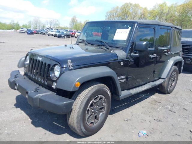 1C4BJWDG9JL816592 Jeep Wrangler Jk Unlimited Sport S 4x4