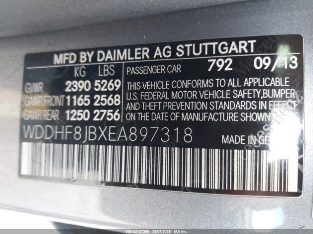 WDDHF8JBXEA897318 Mercedes-Benz E 350 4matic