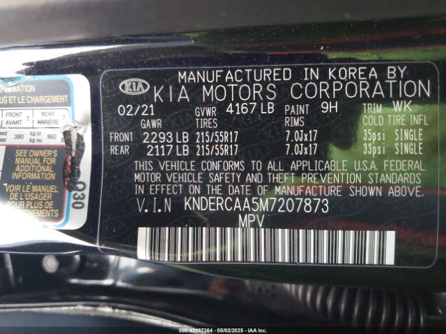 KNDERCAA5M7207873 KIA SELTOS EX