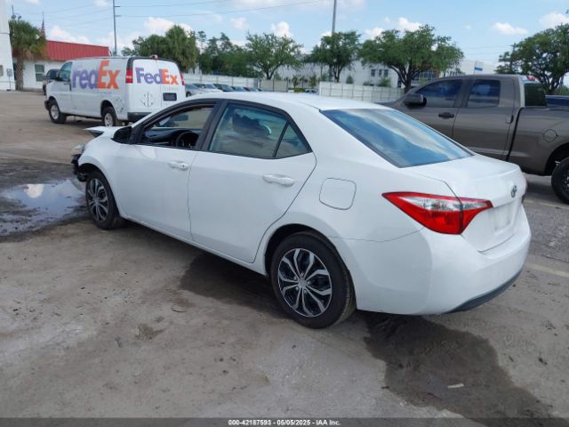5YFBURHE2GP489373 Toyota COROLLA LE