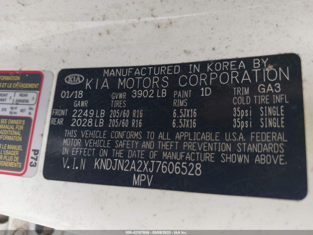 KNDJN2A2XJ7606528 KIA Soul