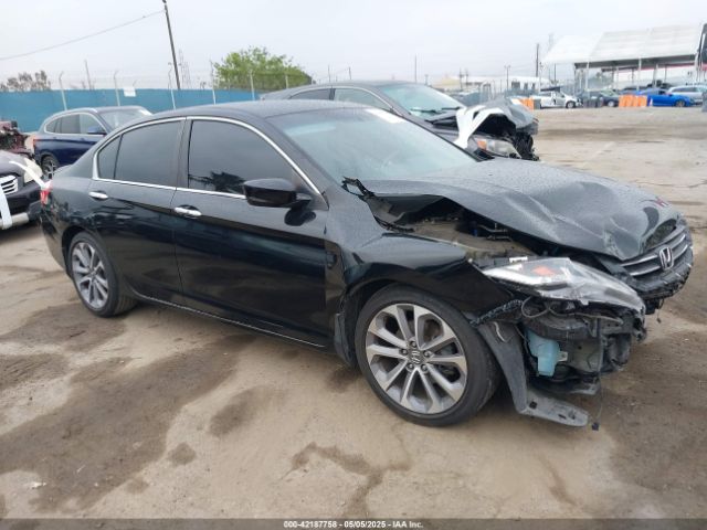 1HGCR2F58EA275118 Honda Accord Sport