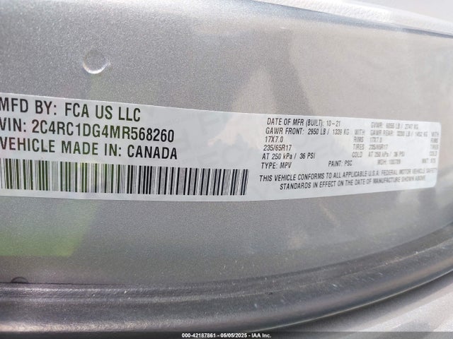 2C4RC1DG4MR568260 Chrysler Voyager Lxi