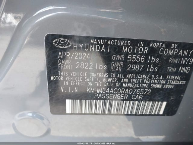 2024 HYUNDAI IONIQ 6 KMHM34AC0RA076572 Photo 8