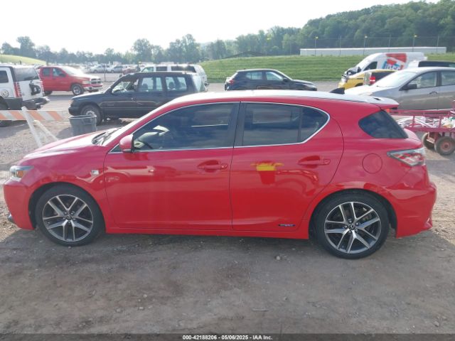 JTHKD5BH3E2178881 Lexus CT 200H