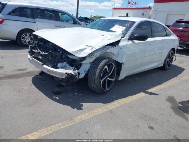 2022 HONDA ACCORD 1HGCV1F37NA078395 Photo 1