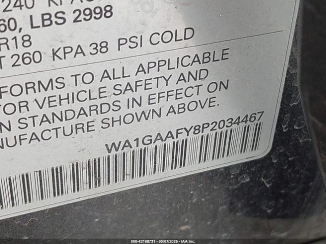 2023 AUDI Q5 WA1GAAFY8P2034467 Photo 8