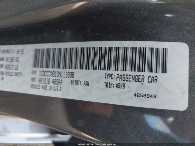 2016 CHRYSLER 200 1C3CCCAB1GN111938 Photo 8