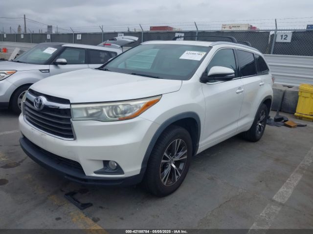 5TDKKRFH0GS159225 Toyota Highlander Xle V6