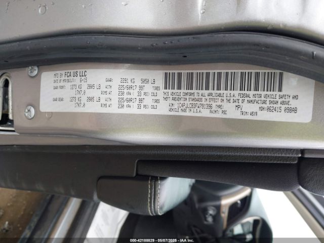 1C4PJLCB3FW791396 Jeep Cherokee Latitude