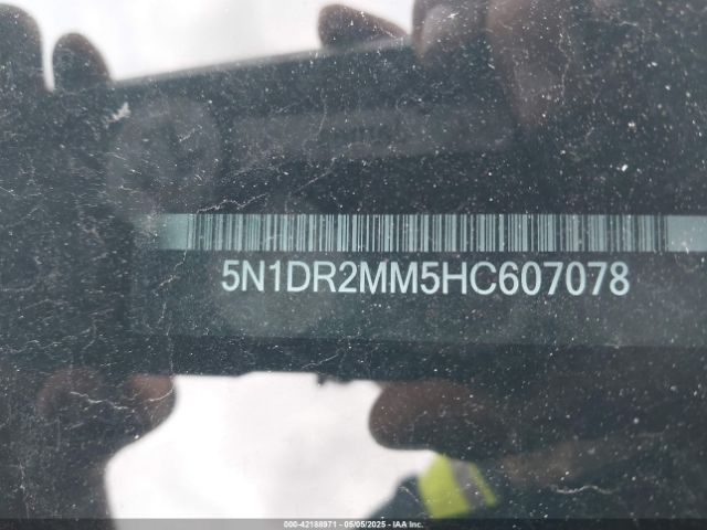 5N1DR2MM5HC607078 Nissan Pathfinder Platinum/s/sl/sv