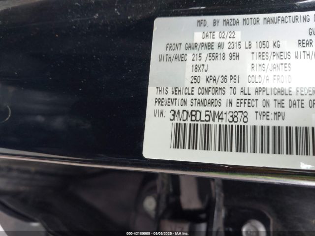 2022 MAZDA CX-30 3MVDMBDL5NM413878 Photo 8