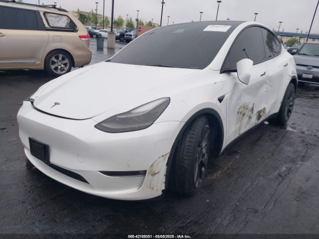 2022 TESLA MODEL Y 7SAYGDEF4NF411416 Photo 1