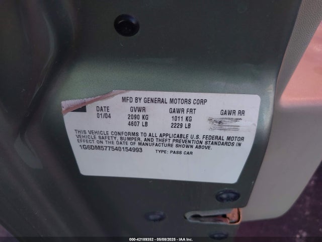 2004 CADILLAC CTS 1G6DM577540154993 Photo 8