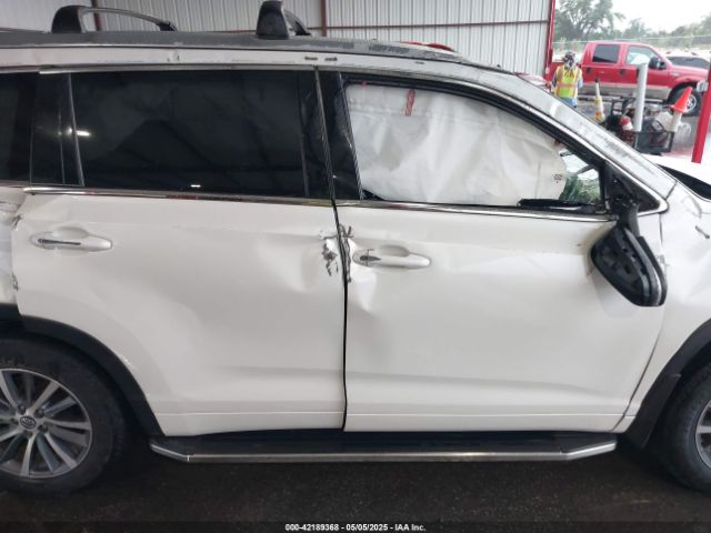 5TDKZRFH9JS536377 Toyota Highlander Xle
