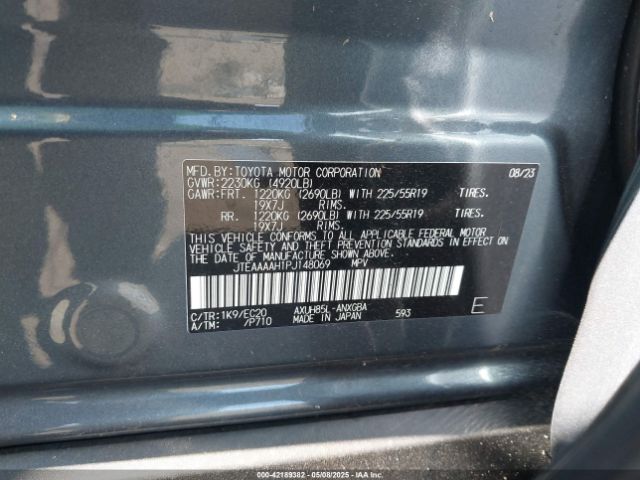 2023 TOYOTA VENZA JTEAAAAH1PJ148069 Photo 8