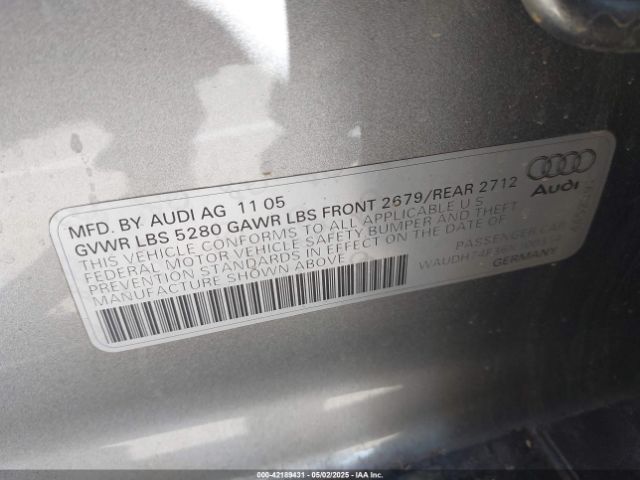 2006 AUDI A6 WAUDH74F36N100314 Photo 8